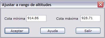 cuadro de diálogo ajustar rango