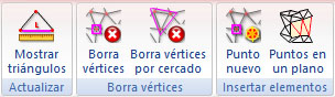 cinta de herramientas Edición TIN 3D