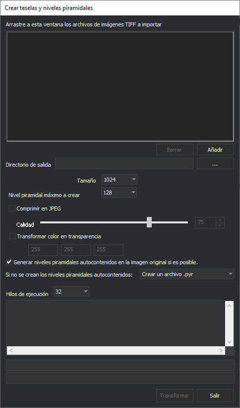 Generador de niveles piramidales