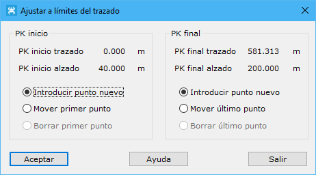 Cuadro de diálogo Ajustar a límites del trazado