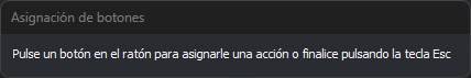 Cuadro de diálogo Asignación de botones de Programar botones