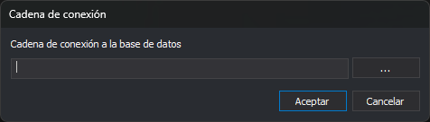 Cuadro de diálogo Cadena de conexión