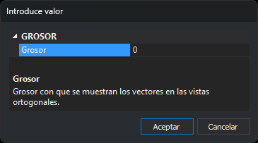 Cuadro de diálogo Introduce valor