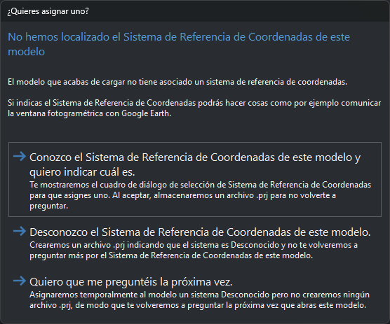 Cuadro ¿Quieres asignar uno?