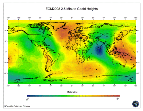 Modelo de geoide EGM08